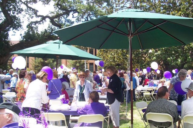At the Alumni Assn Picnic on campus - Class of 1960 were honored guests