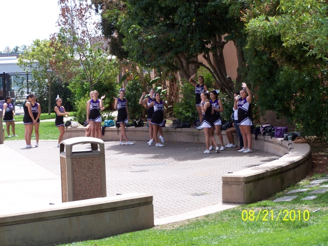 anotehr shot of the 2010-11 Sequoia cheerleaders