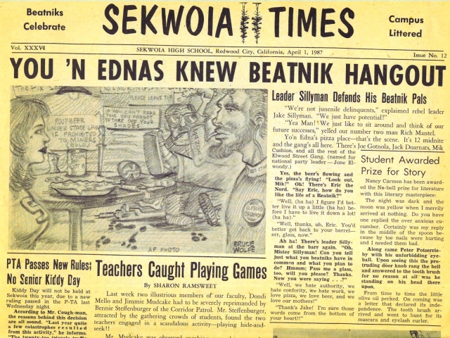 Sekwoia Times Comedy Edition March 20, 1959 (not April Fools Day 1987)